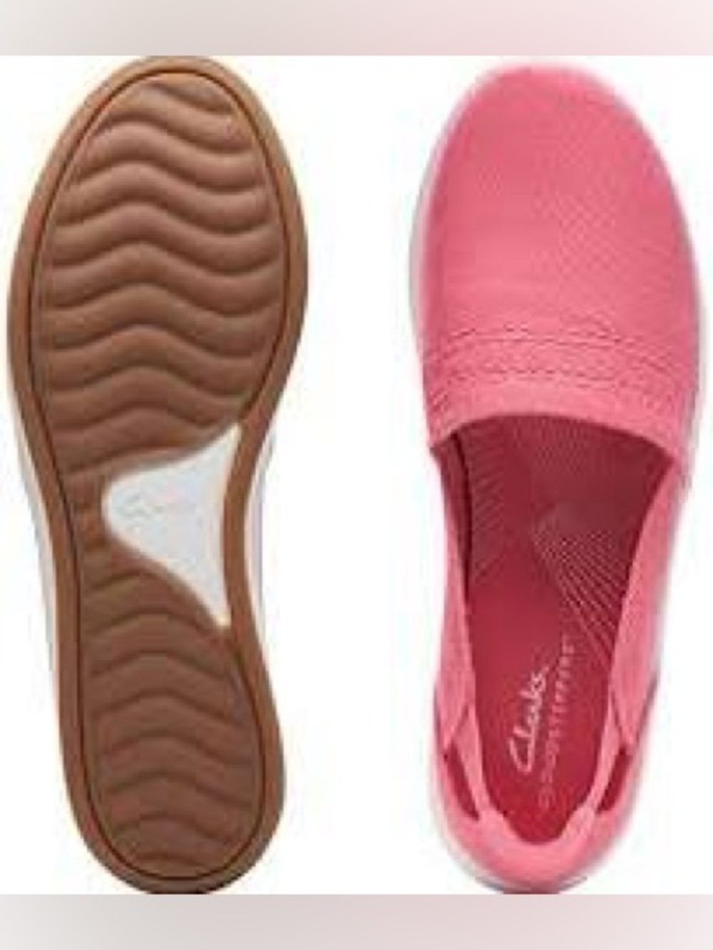 NWOB Clarks Women's Breeze Stepper in Coral